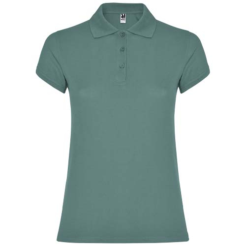 Polo Femme publicitaire coton 200gr Star ROLY Bleu calme